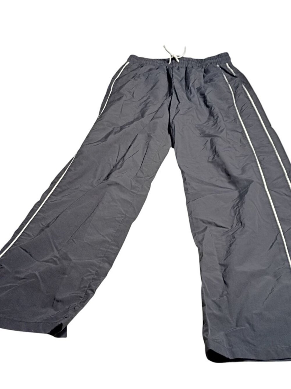 No Boundaries Wide-Leg Nylon Track Pants Size Small